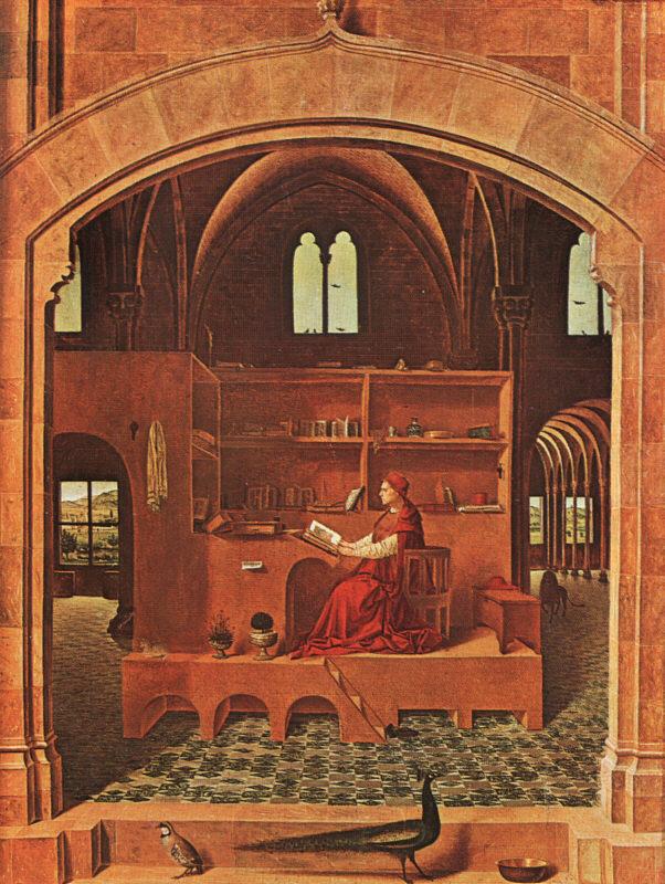Antonello da Messina St.Jerome in his Study china oil painting image